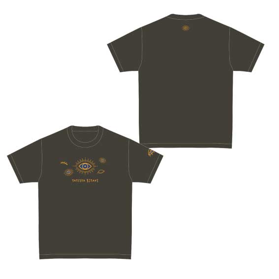 キタニタツヤ オーロラロゴTシャツ ヘイジーブラック – Tatsuya Kitani