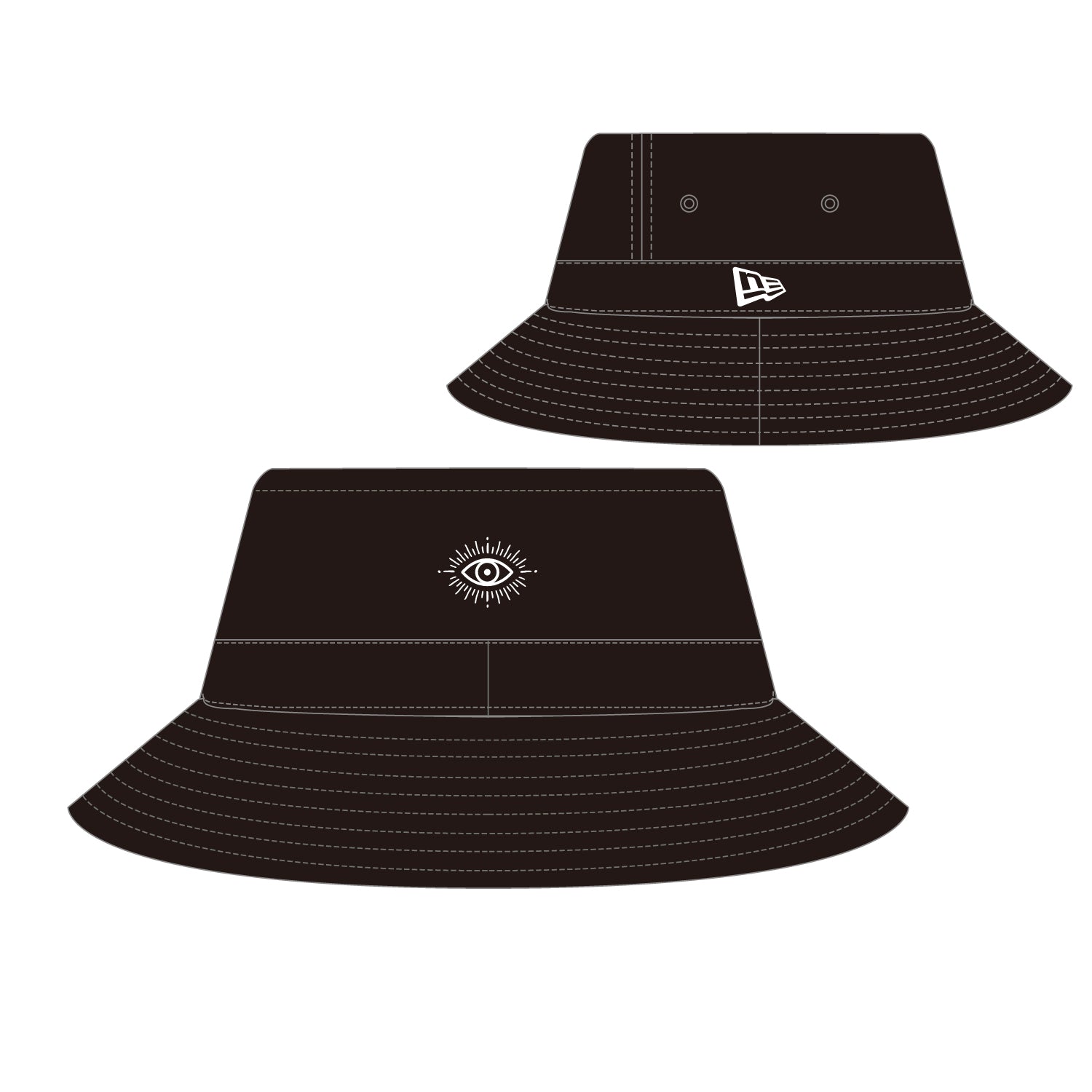 NEW ERA × キタニタツヤ バケットハット NEWERA_2d19a659-d9ea-4daf-bb19