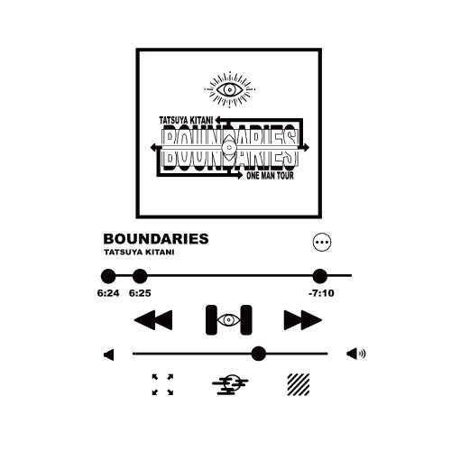 "BOUNDARIES" T-shirt (Shiro)
