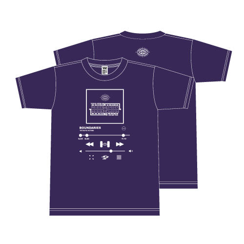 "BOUNDARIES" T-shirt (purple)