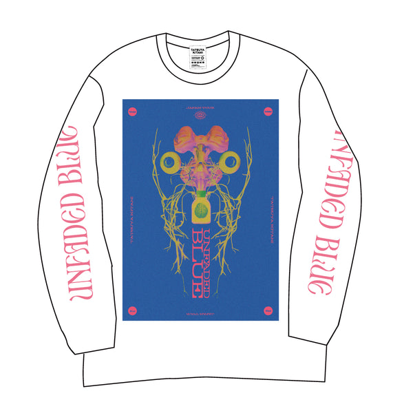 キタニタツヤ UNFADED BLUE ロンT シロ L キタニタツヤ UNFADED BLUE ロンT シロ
