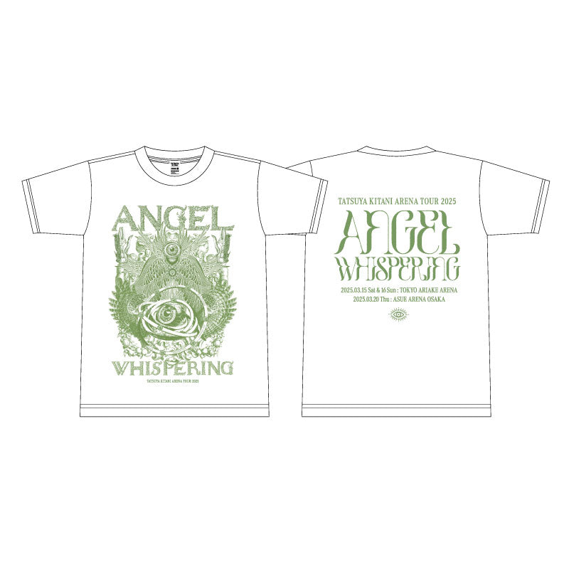 ANGEL WHISPERING Tシャツ シロ（受付期間：～2/16）