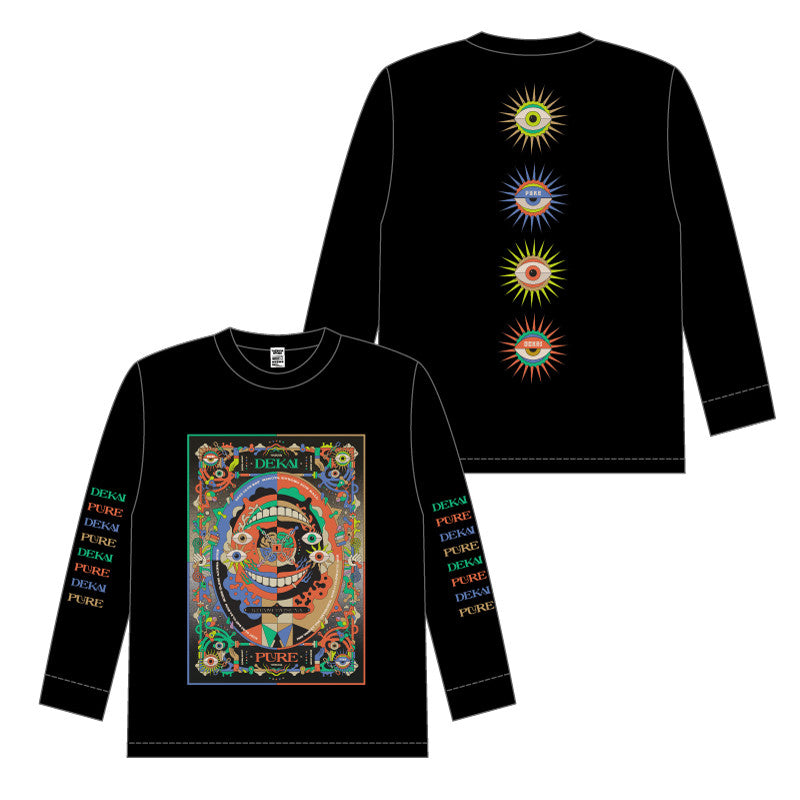 DEKAI / PURE Long-Sleeve T-Shirt B Black (Order Period: ～11/4)